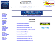 Tablet Screenshot of internetrix.org